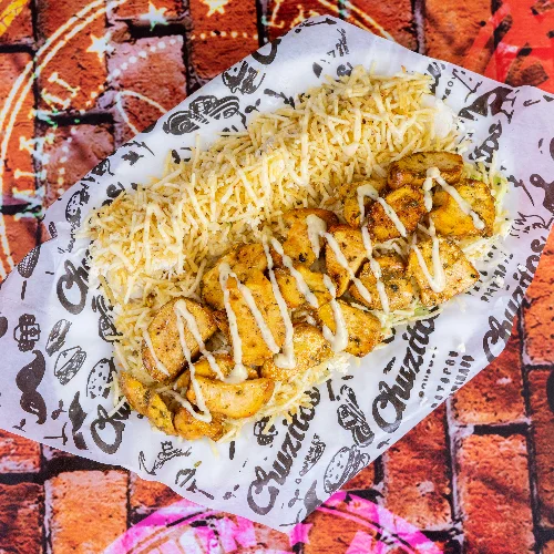 Desgranado de pollo con queso